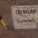 climbing center rule sign